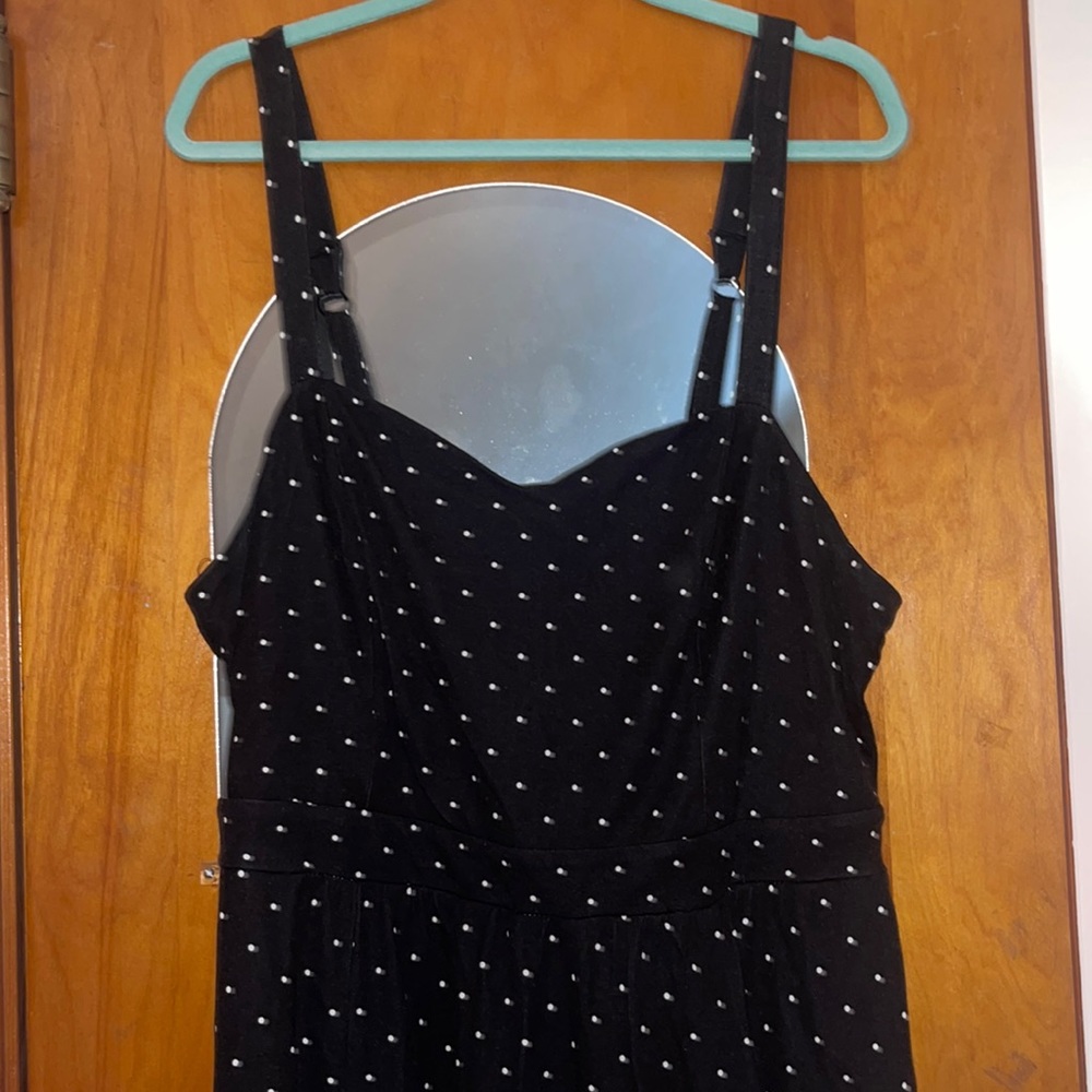 Torrid Polka Dot Skater Dress with Spaghetti Straps